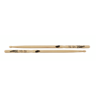 Zildjian Danny Seraphine Artist Series Drumsticks Hickory Natural Finish Wood Oval Tip