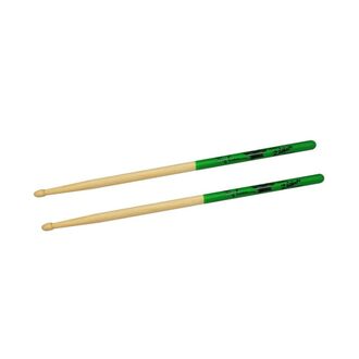 Zildjian Joey Kramer Artist Series Drumsticks Hickory Green DIP Finish Wood Acorn Tip