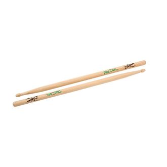 Zildjian Tre Cool Artist Series Drumsticks Hickory Natural Finish Wood Acorn Tip