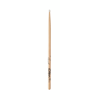 Zildjian Jazz Nylon Nat Drumsticks Hickory Natural Finish Nylon Oval Tip