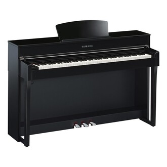 Yamaha Clavinova CLP635PE Digital Piano Polished Ebony w/Grand Expression