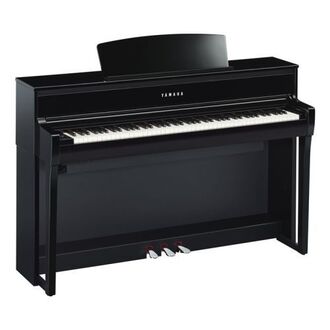 Yamaha Clavinova CLP675PE Digital Piano Polished Ebony w/GrandTouch Action