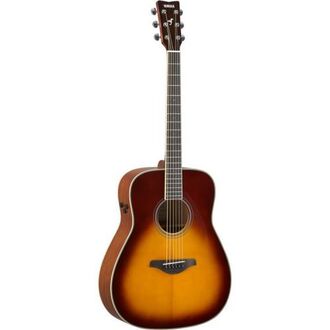 Yamaha FG-TA-BS TransAcoustic Western Acoustic Guitar Brown Sunburst