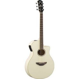 Yamaha APX600VW Acoustic-Electric Guitar Vintage White