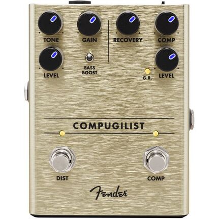 Fender Compugilist Compressor/distortion Guitar Effects Pedal