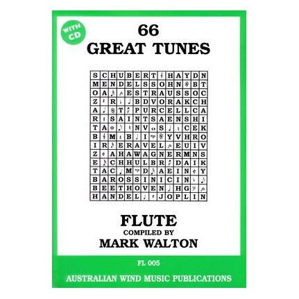 66 Great Tunes Flute Bk/CD