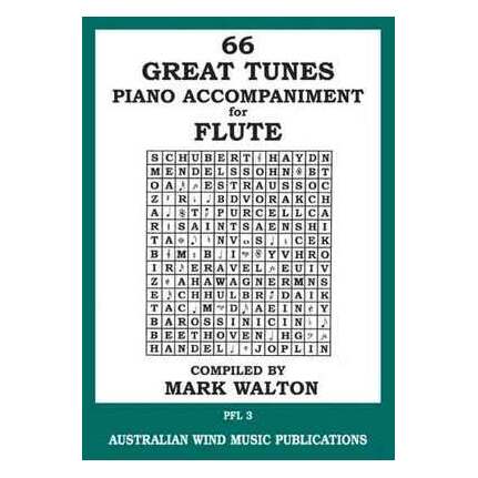 66 Great Tunes Flute Piano Accompaniment