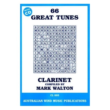 66 Great Tunes Clarinet Bk/CD