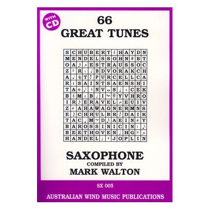 66 Great Tunes Alto Sax Bk/CD