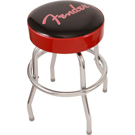 Fender 24 inch Bar Stool Red and Black