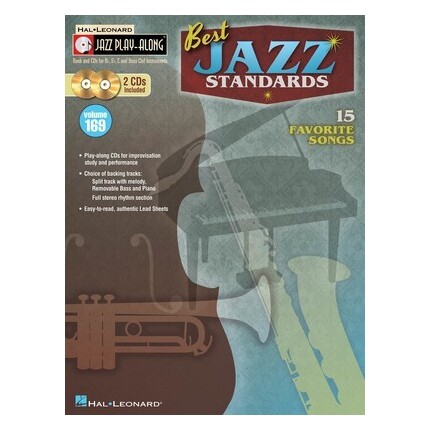 Best Jazz Standards Jazz Play Along Bk/CDs Vol 169