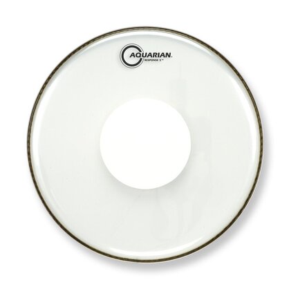 Aquarian 12" Response 2 Clear Drumhead with Power Dot - RSP2-PD12
