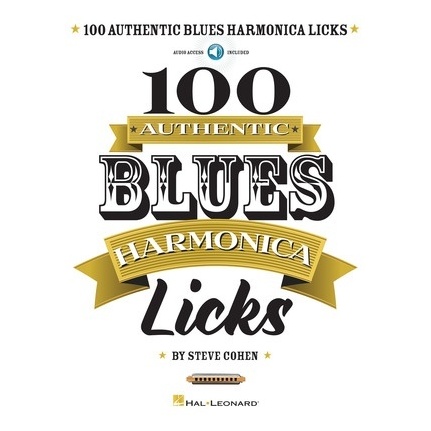 100 Authentic Blues Harmonica Licks Bk/ola