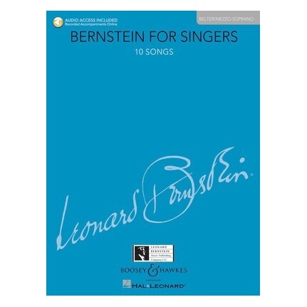 Bernstein For Singers Belter/Mezzo-Soprano Bk/Online Audio