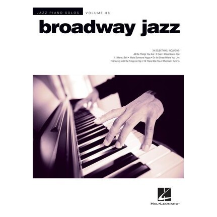 Broadway Jazz Piano Solos Vol 36