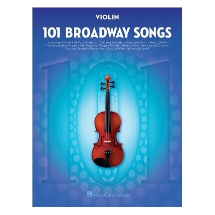 101 Broadway Songs For Violin