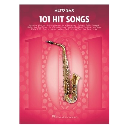 101 Hit Songs For Alto Sax