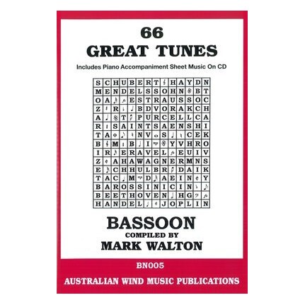 66 Great Tunes Bassoon Bk/CD