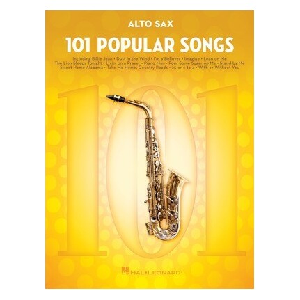 101 Popular Songs For Alto Sax