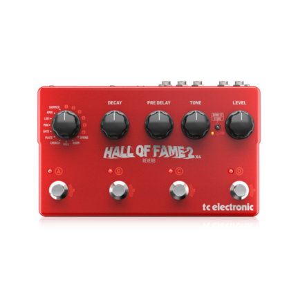 Tc Electronic Hall Of Fame 2 X4 Reverb  Guitar Effects Pedal