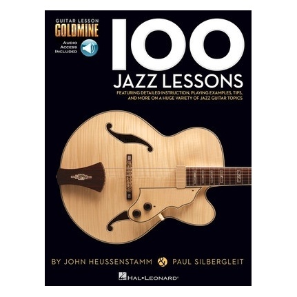 100 Jazz Guitar Lessons Goldmine Series Bk/ola