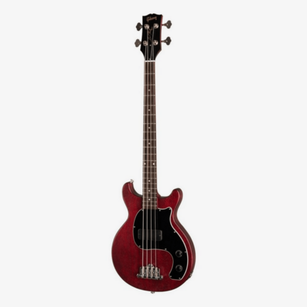 Gibson Les Paul Junior Tribute DC Bass Guitar Worn Cherry