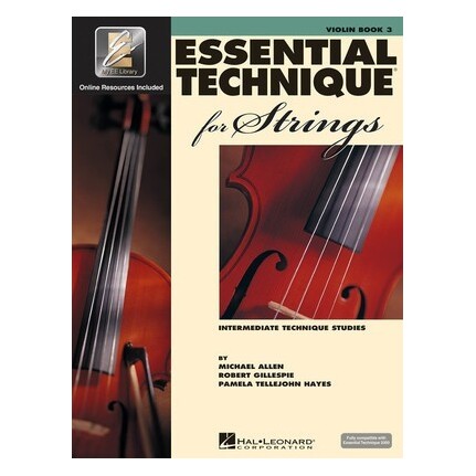 Essential Technique for Strings Violin (Essential Elements Book 3)