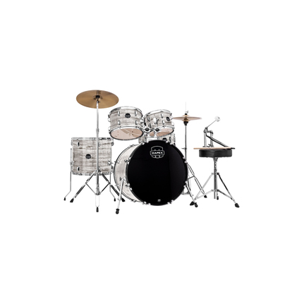 Mapex Prodigy Starter 5-Piece Drum Kit W/Hardware And Meinl Cymbal Pack - Marblewood