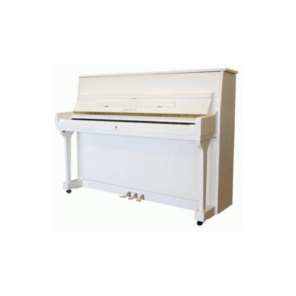 Beale UP121S White Upright Acoustic Piano Col #12