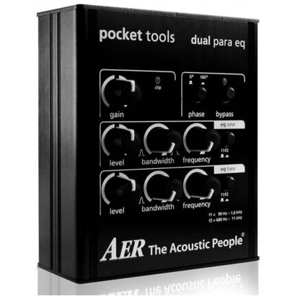 AER Dual Para EQ Pocket Tool Dual Band Parametric EQ w/Switchable Frequencies