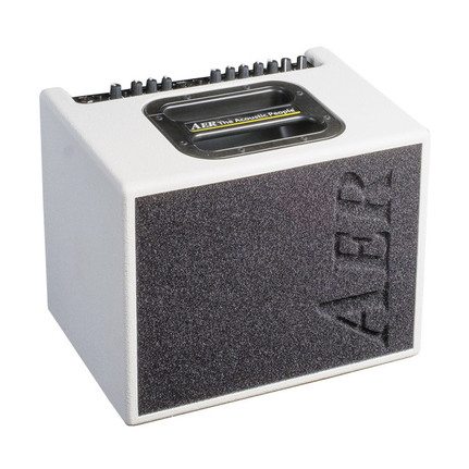 AER Compact 60 Acoustic Instrument Amplifier in White Spatter (60 Watt)