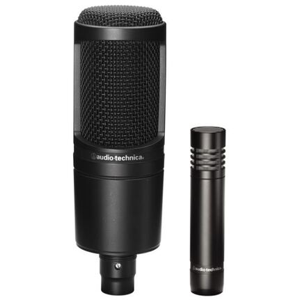Audio Technica AT2041SP Bundle Set AT2020 Large Diaphragm & AT2021 Small Diaphragm Microphones