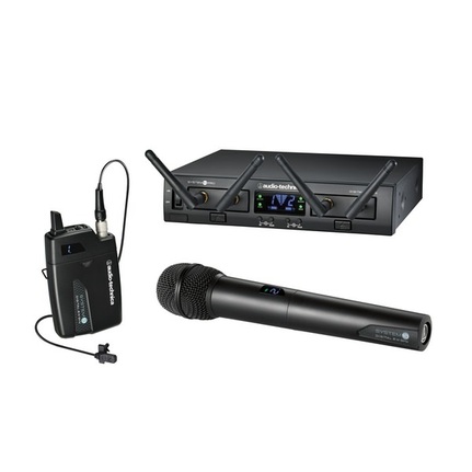 Audio Technica 10 PRO ATW1312/L Dual Wireless 1 x Lapel 1x Handheld Mic's System