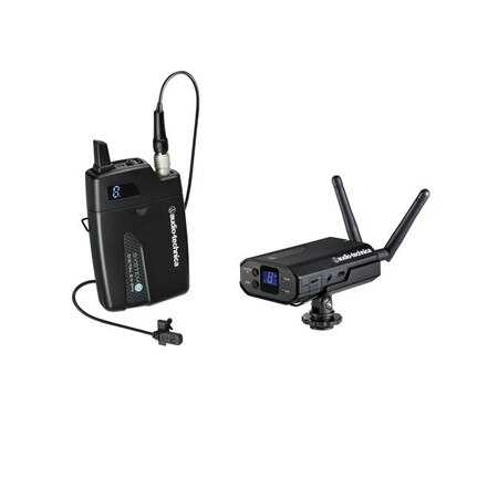Audio Technica 10 Series Camera Mount ATW-1701/L Wireless Lapel Mic System