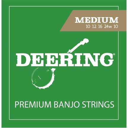 Deering 5-String Medium Banjo String Set