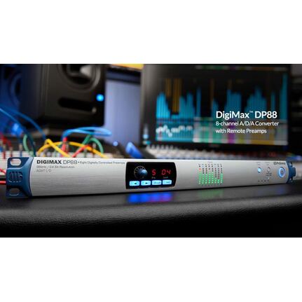 PreSonus DP88 8 CH A/D/A Converter with remote preamps