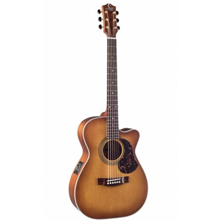 Maton EBG808C Nashville Acoustic-Electric Guitar With Solid Wood & Case