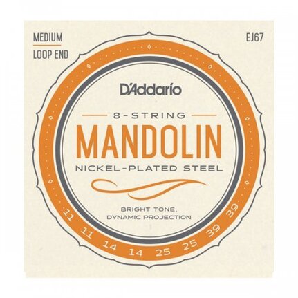 D'Addario EJ67 Nickel Mandolin Strings