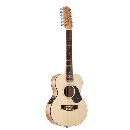 Maton EM-12 Mini 12-String Acoustic-Electric Guitar Satin With Solid Top & Case