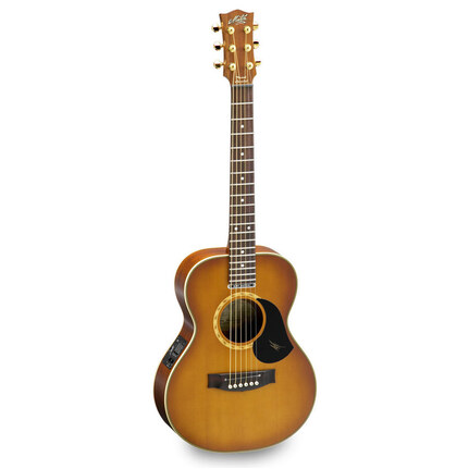 Maton Emd-6 Mini Diesel Acoustic-Electric Amber Stain With Solid Wood & Case