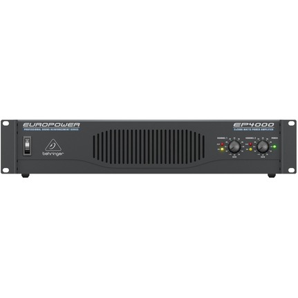 Behringer Ep4000 Power Amplifier 2 X 1,400 Watts Into 4 Ohms