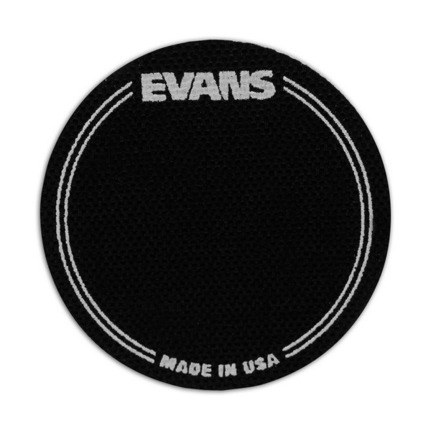 Evans EQPB1 EQ Single Pedal Patch, Black Nylon