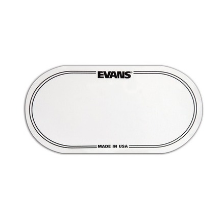 Evans EQPC2 EQ Double Pedal Patch, Clear Plastic