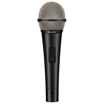 Electro-Voice EV-PL24S PL24S Dynamic Supercardioid Vocal Microphone With On/Off Switch