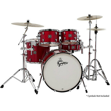 Gretsch Energy 22" 5pc Drum Kit w/Hardware - Red - GE4E825R