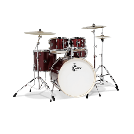 Gretsch Energy 22" 5pc Drum Kit w/Hardware - Ruby Sparkle - GE4E825RS