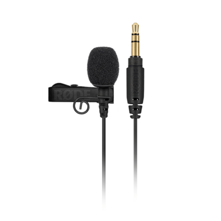 Rode LAVGO Professional-grade Lavalier microphone with 3.5mm TRS connector.