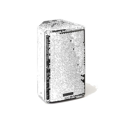 dB Technologies LVX P12W 2-way Passive Speaker, 800W peak power at 8 ohms, 1 x 12" woofer White