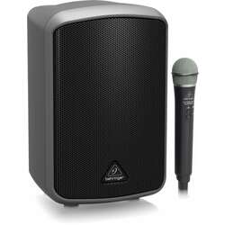 Behringer BEMPA100BT Europort MPA100BT All-in-One Portable 100W PA System With Wireless Microphone