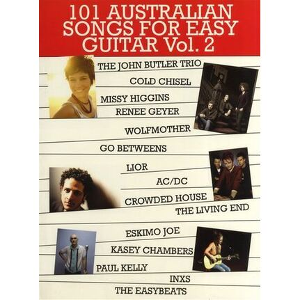 101 Australian Songs for Easy Guitar Book 2